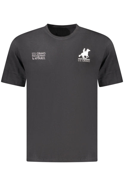 U.S. GRAND T-SHIRT MANICHE CORTE UOMO NERO