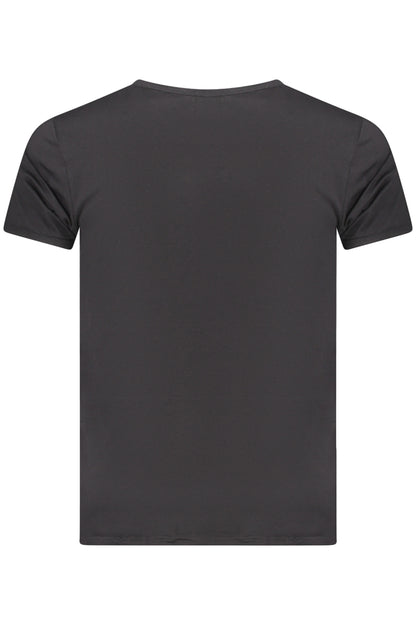 U.S. GRAND T-SHIRT MANICHE CORTE UOMO NERO