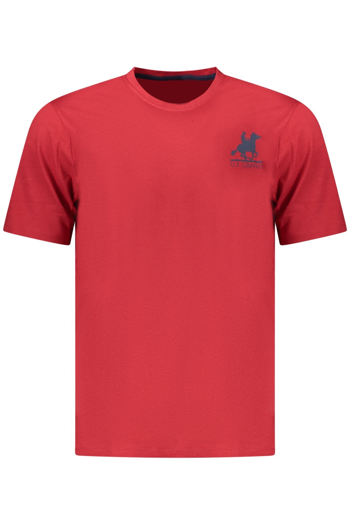 U.S. GRAND POLO T-SHIRT MANICHE CORTE UOMO ROSSO