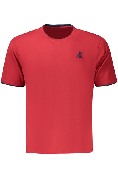 U.S. GRAND POLO T-SHIRT MANICHE CORTE UOMO ROSSO