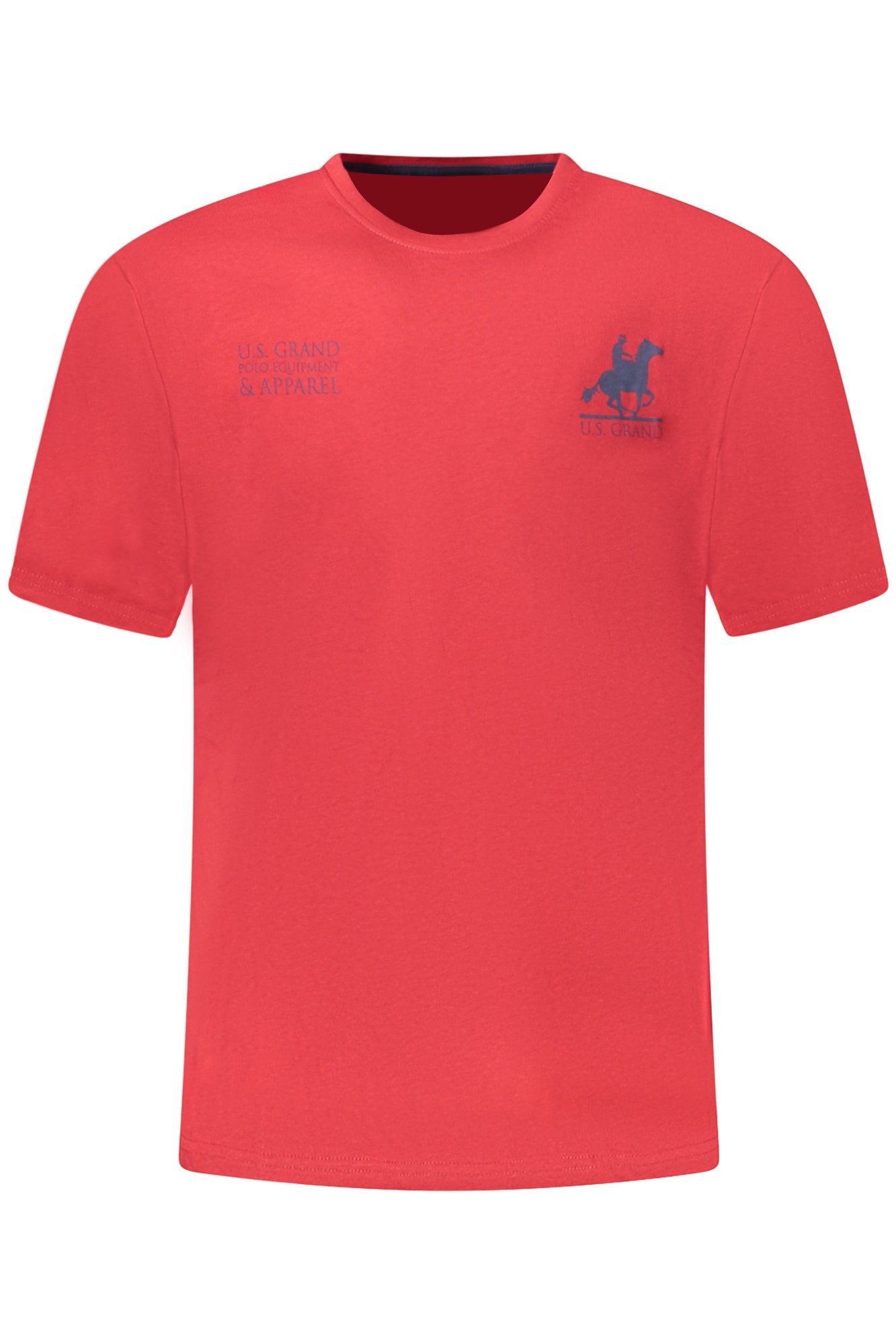 U.S. GRAND POLO T-SHIRT MANICHE CORTE UOMO ROSSO