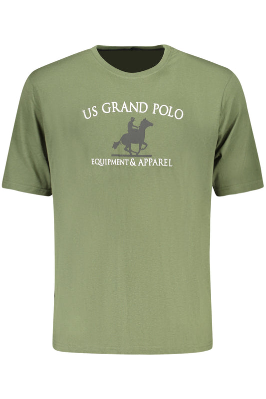 U.S. GRAND T-SHIRT MANICHE CORTE UOMO VERDE