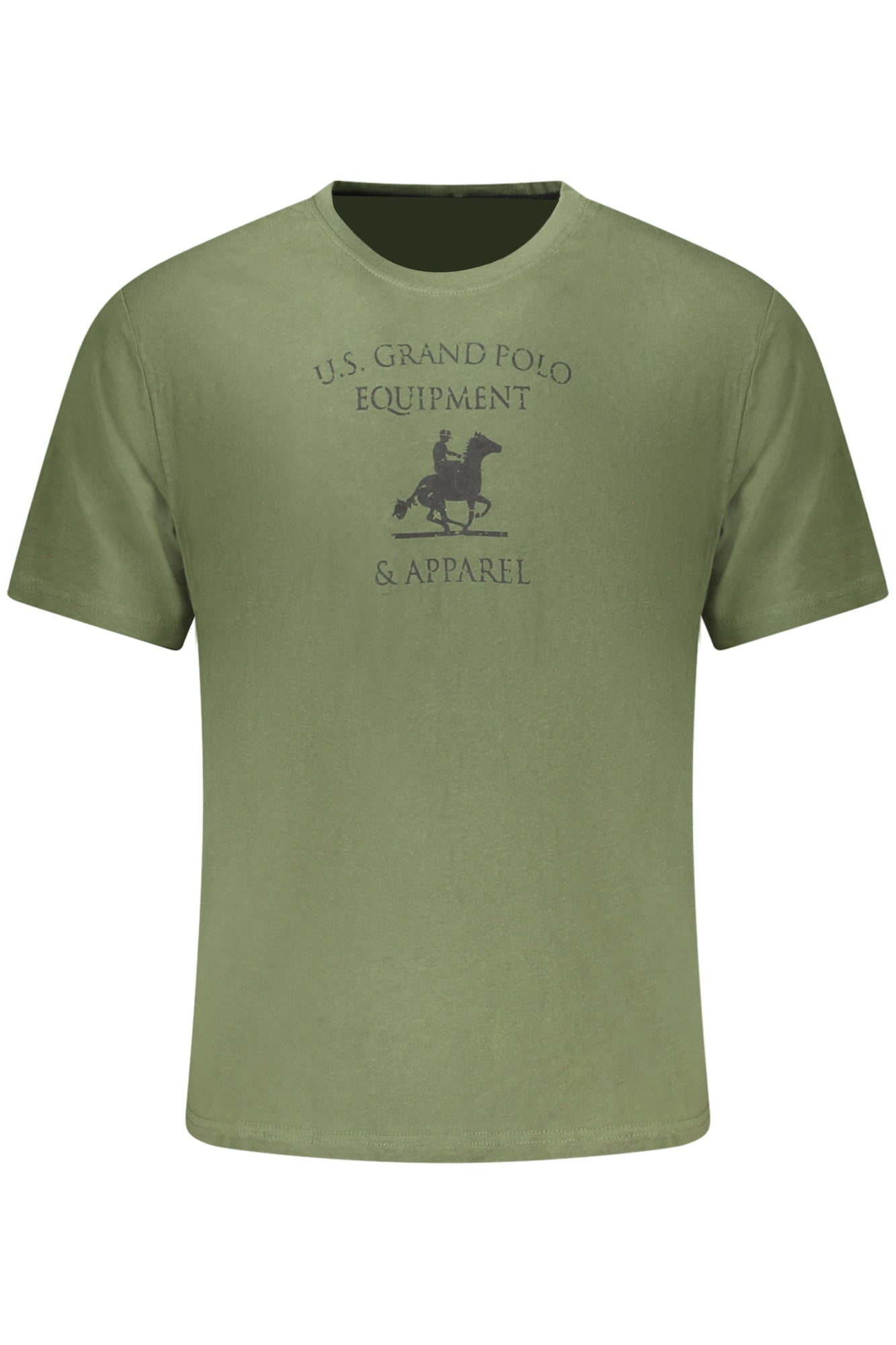 U.S. GRAND T-SHIRT MANICHE CORTE UOMO VERDE