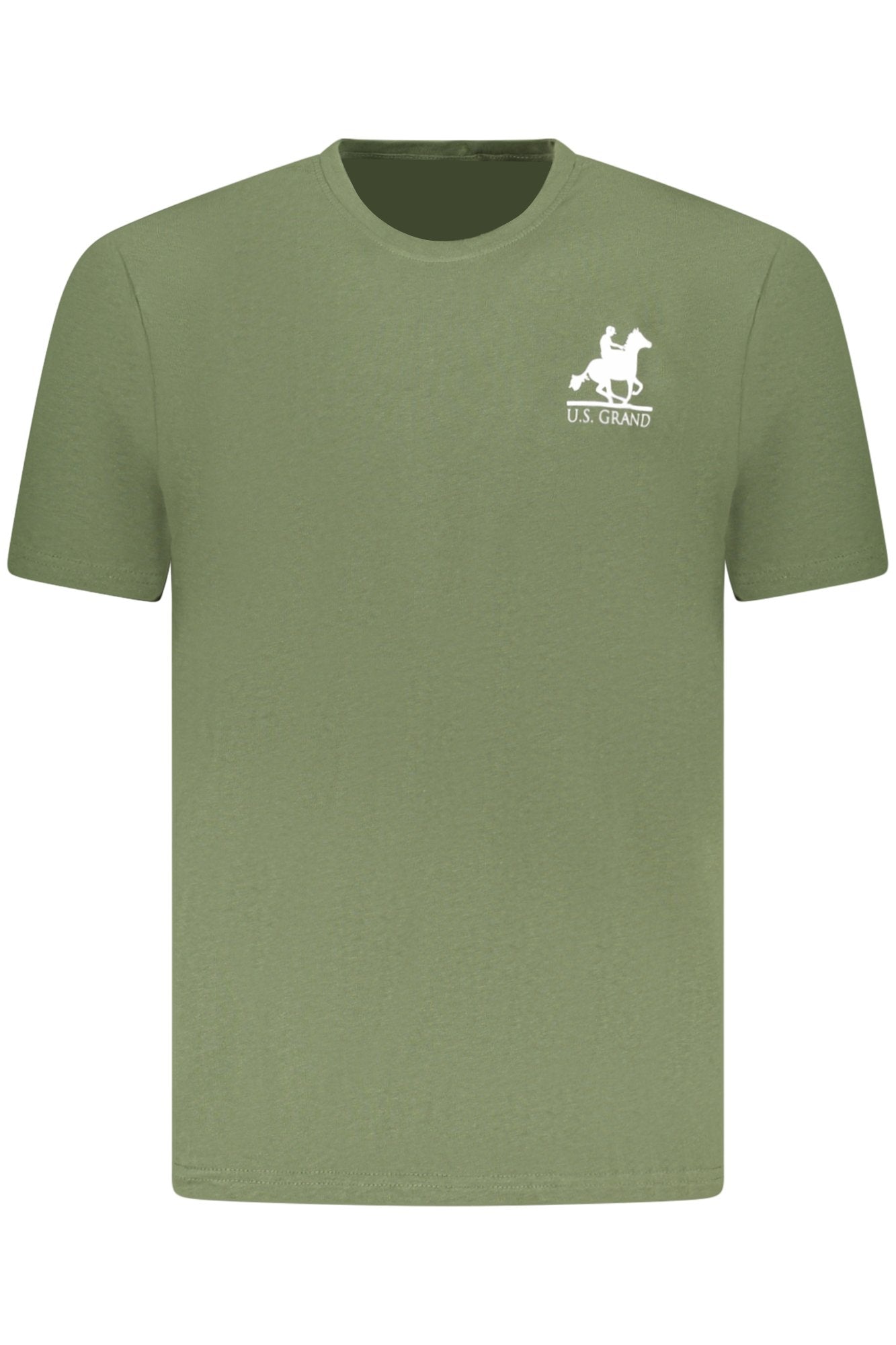 U.S. GRAND POLO T-SHIRT MANICHE CORTE UOMO VERDE