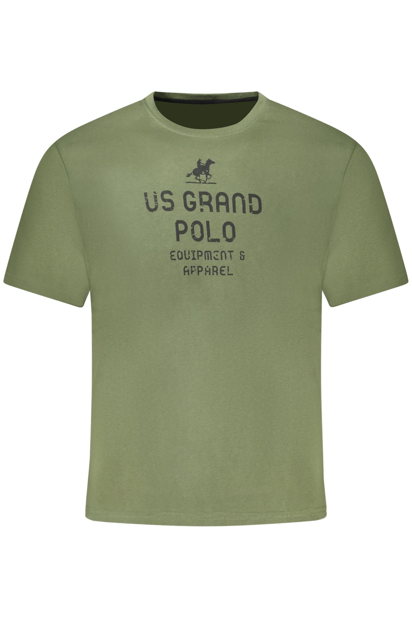 U.S. GRAND T-SHIRT MANICHE CORTE UOMO VERDE