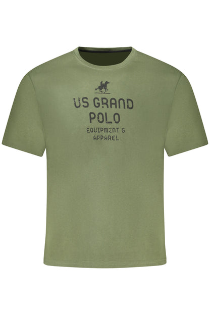 U.S. GRAND T-SHIRT MANICHE CORTE UOMO VERDE