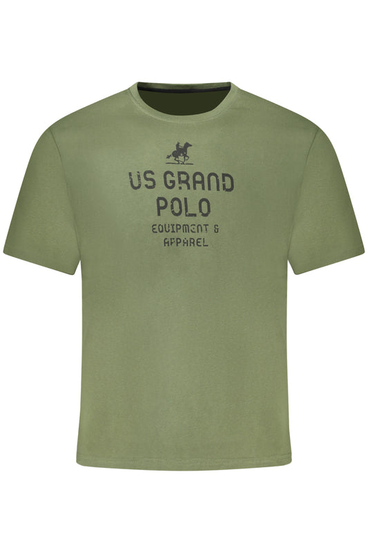 U.S. GRAND T-SHIRT MANICHE CORTE UOMO VERDE