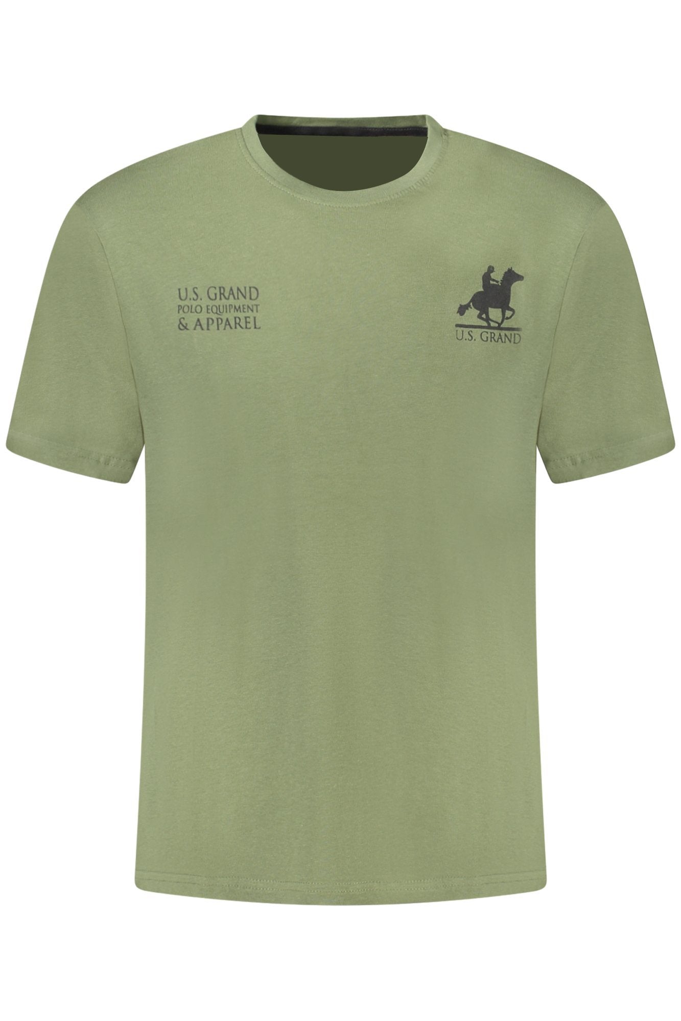 U.S. GRAND T-SHIRT MANICHE CORTE UOMO VERDE