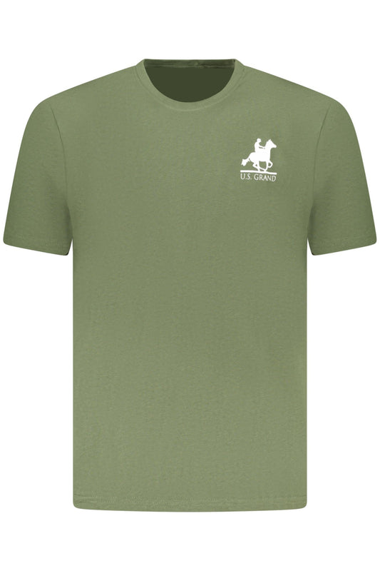 U.S. GRAND T-SHIRT MANICHE CORTE UOMO VERDE