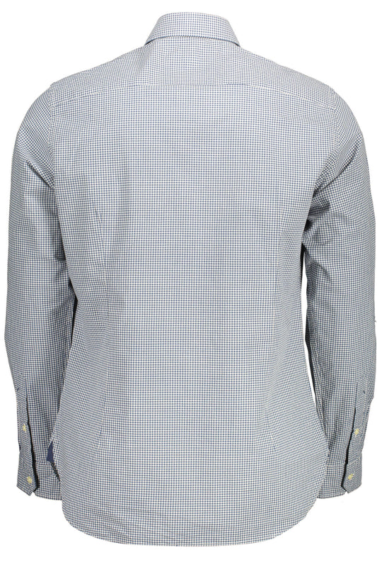 U.S. POLO CAMICIA MANICHE LUNGHE UOMO AZZURRO
