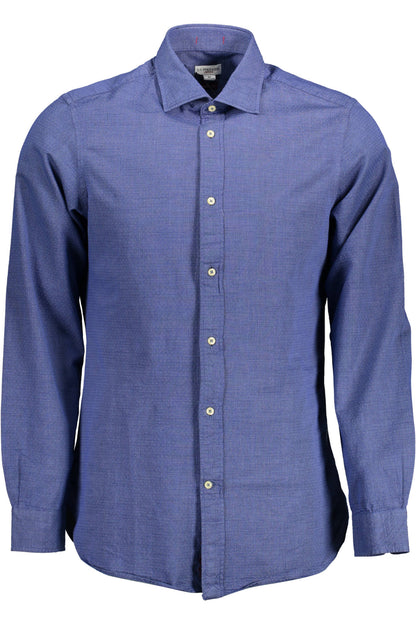U.S. POLO CAMICIA MANICHE LUNGHE UOMO BLU