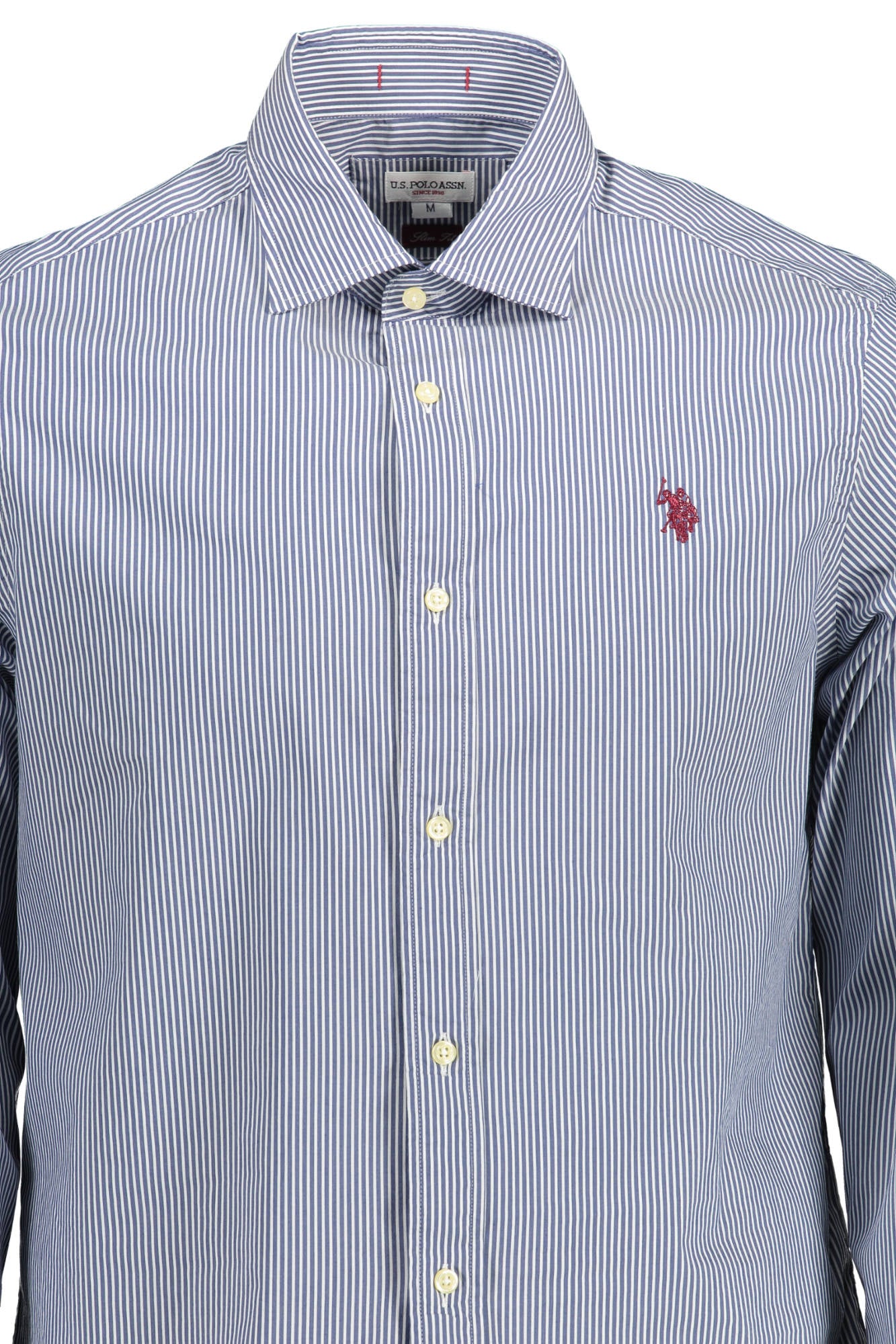 U.S. POLO CAMICIA MANICHE LUNGHE UOMO BLU