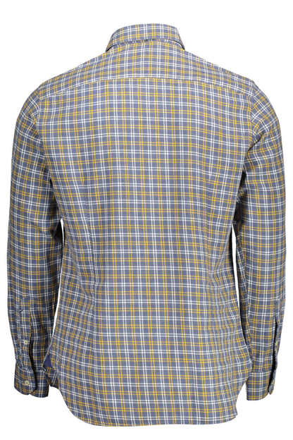 U.S. POLO CAMICIA MANICHE LUNGHE UOMO BLU