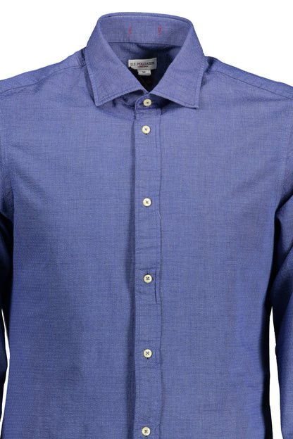 U.S. POLO CAMICIA MANICHE LUNGHE UOMO BLU