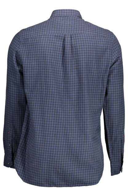 U.S. POLO CAMICIA MANICHE LUNGHE UOMO BLU