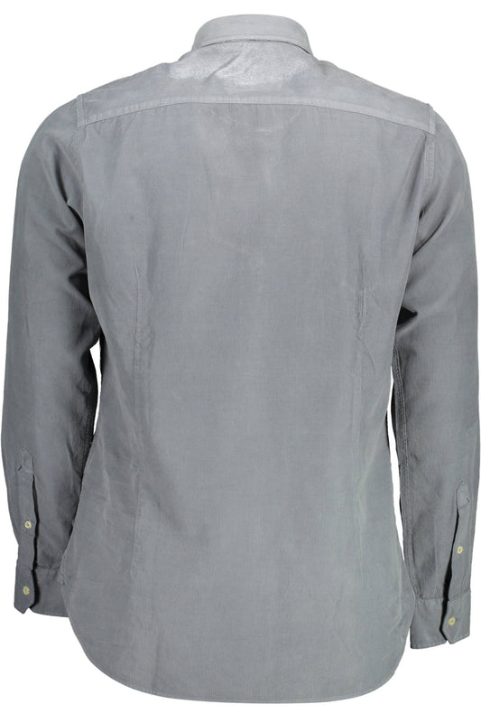 U.S. POLO CAMICIA MANICHE LUNGHE UOMO BLU