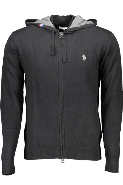 U.S. POLO CARDIGAN UOMO NERO