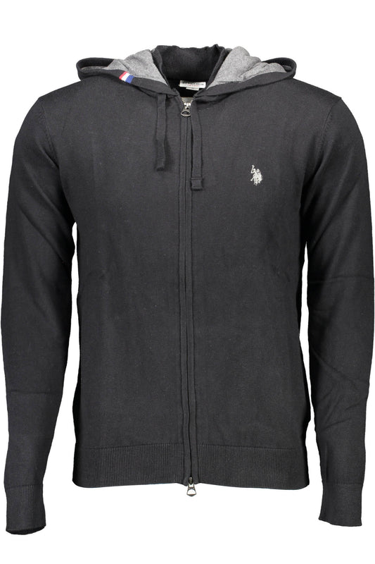 U.S. POLO CARDIGAN UOMO NERO