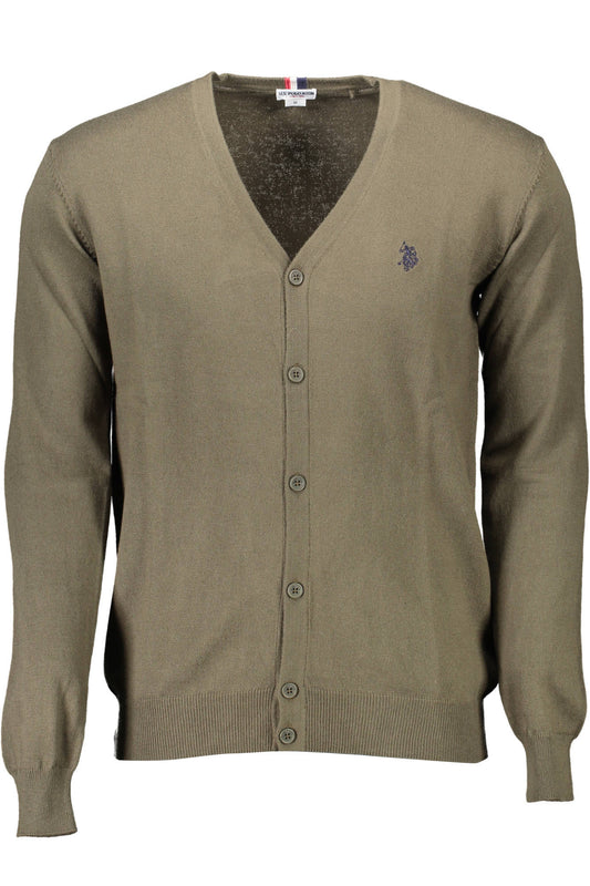 U.S. POLO CARDIGAN UOMO VERDE