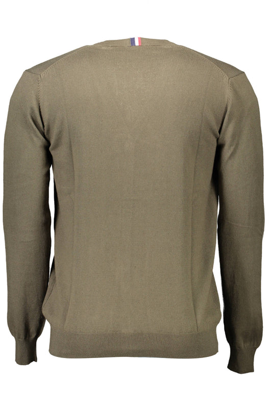U.S. POLO CARDIGAN UOMO VERDE