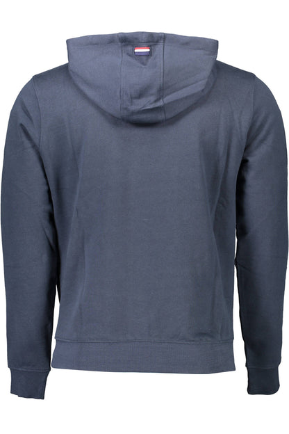 U.S. POLO FELPA CON ZIP UOMO BLU