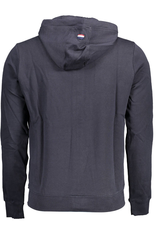 U.S. POLO FELPA CON ZIP UOMO BLU