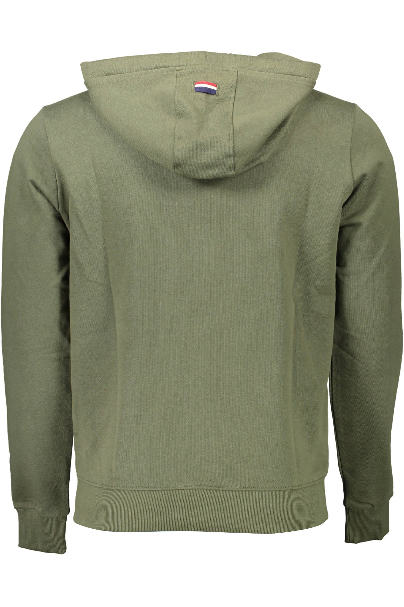 U.S. POLO FELPA CON ZIP UOMO VERDE