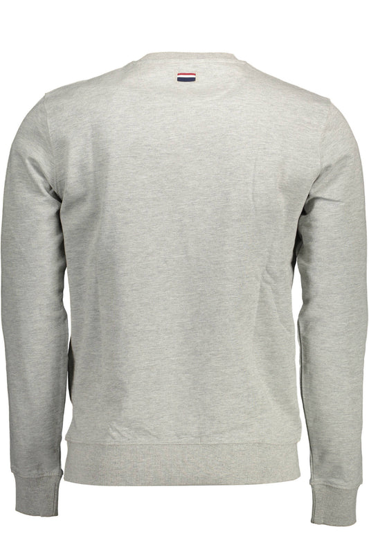 U.S. POLO FELPA SENZA ZIP UOMO GRIGIO