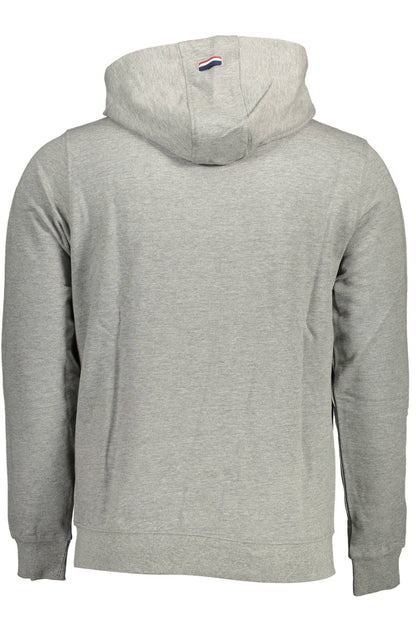 U.S. POLO FELPA SENZA ZIP UOMO GRIGIO