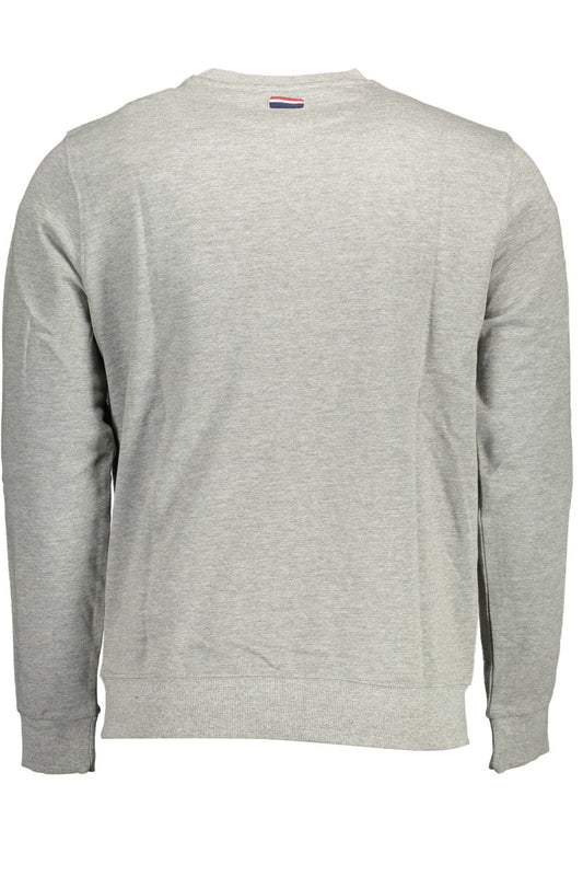 U.S. POLO FELPA SENZA ZIP UOMO GRIGIO