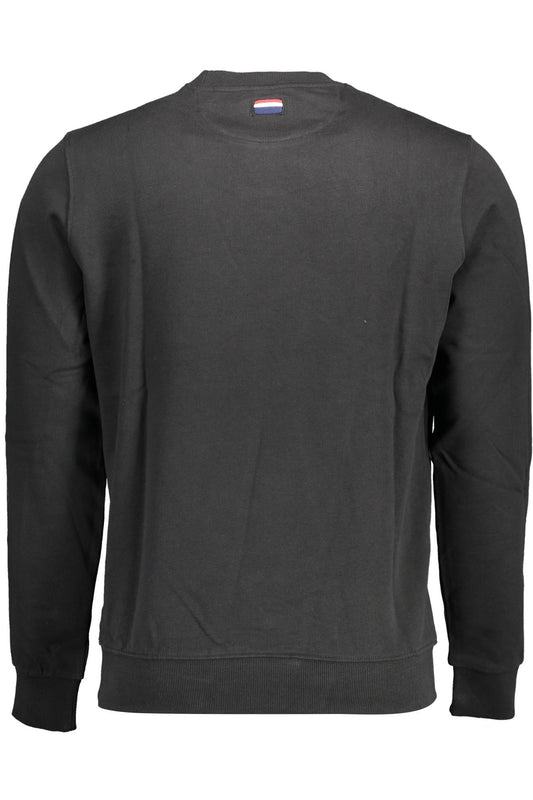 U.S. POLO FELPA SENZA ZIP UOMO NERO