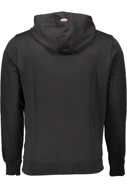 U.S. POLO FELPA SENZA ZIP UOMO NERO