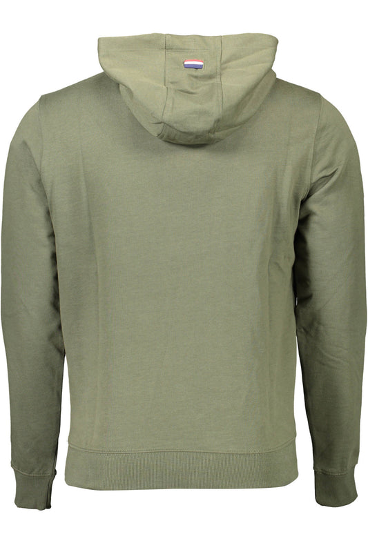U.S. POLO FELPA SENZA ZIP UOMO VERDE