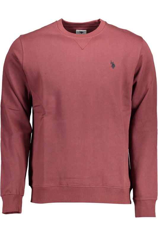 U.S. POLO FELPA SENZA ZIP UOMO VIOLA