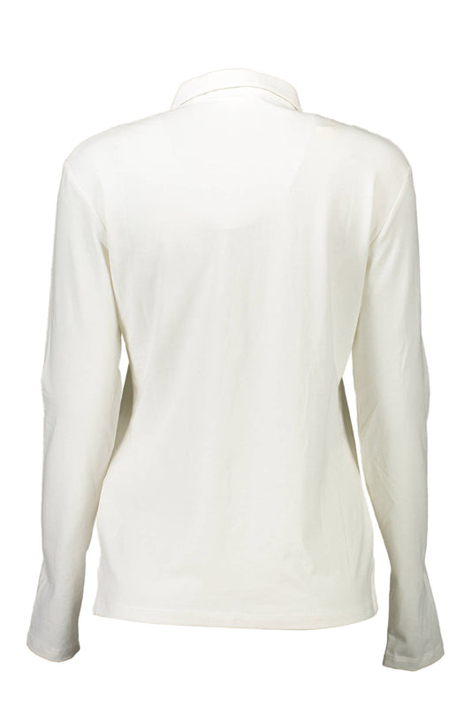 U.S. POLO POLO MANICHE LUNGHE DONNA BIANCO