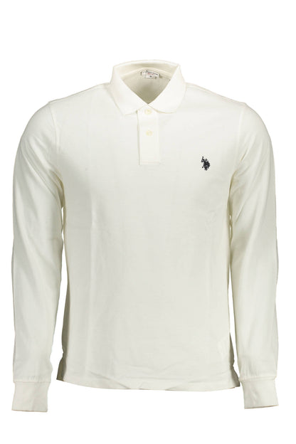 U.S. POLO POLO MANICHE LUNGHE UOMO BIANCO