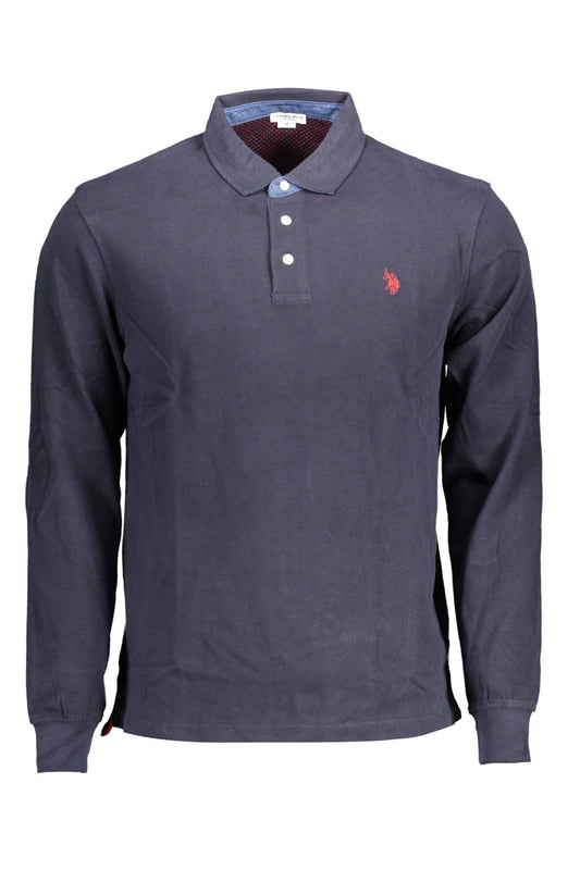 U.S. POLO POLO MANICHE LUNGHE UOMO BLU