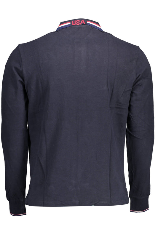 U.S. POLO POLO MANICHE LUNGHE UOMO BLU