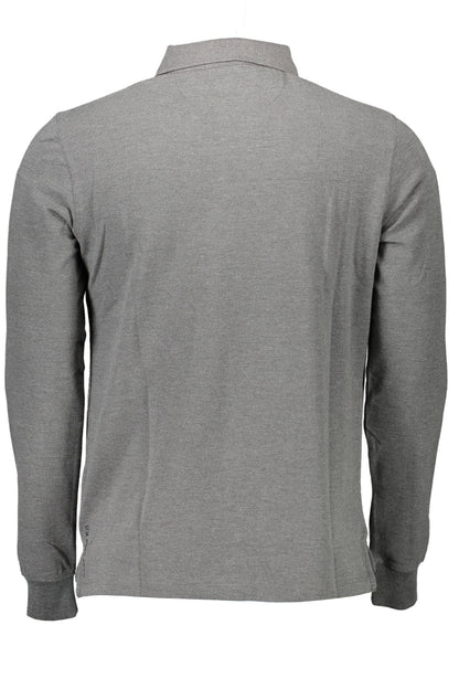U.S. POLO POLO MANICHE LUNGHE UOMO GRIGIO