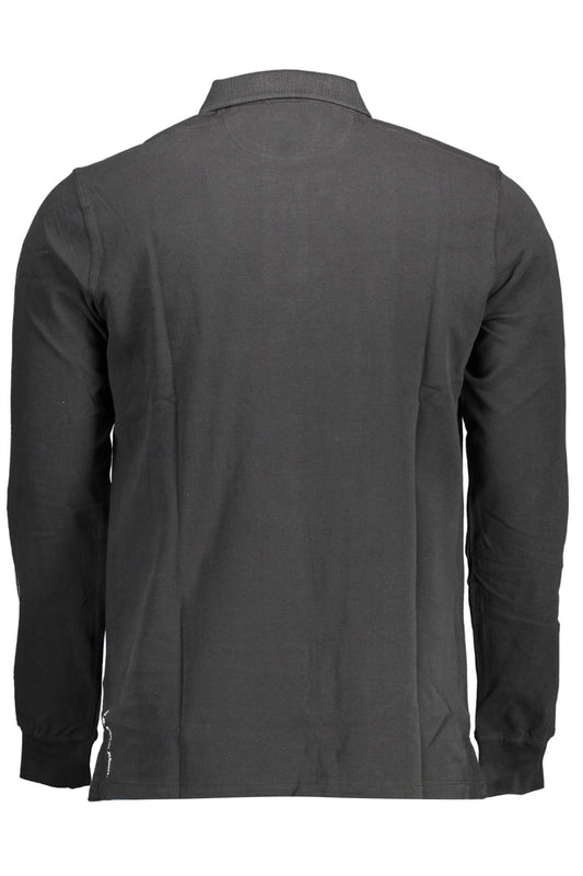 U.S. POLO POLO MANICHE LUNGHE UOMO NERO