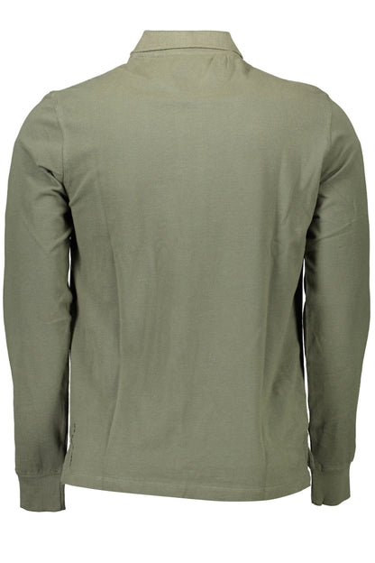 U.S. POLO POLO MANICHE LUNGHE UOMO VERDE