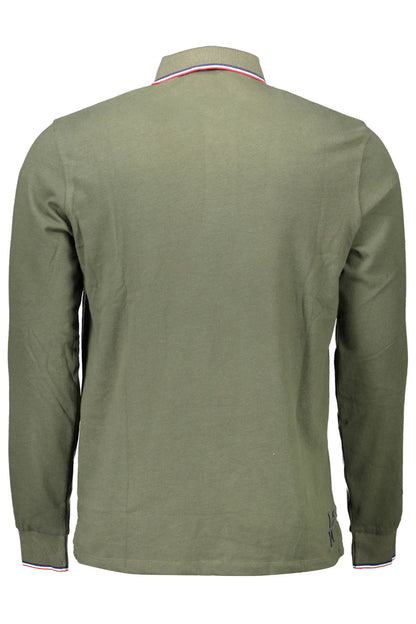 U.S. POLO POLO MANICHE LUNGHE UOMO VERDE
