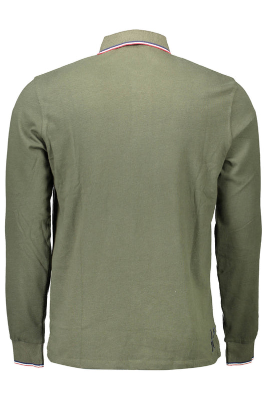 U.S. POLO POLO MANICHE LUNGHE UOMO VERDE