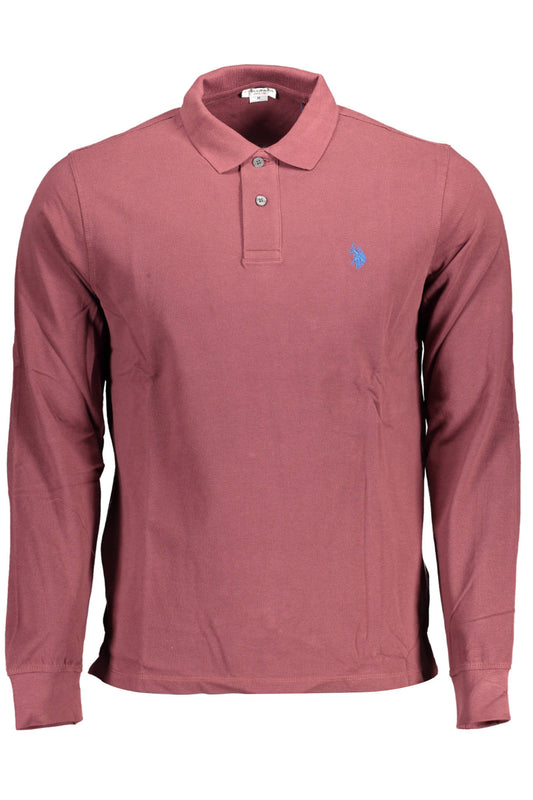 U.S. POLO POLO MANICHE LUNGHE UOMO VIOLA