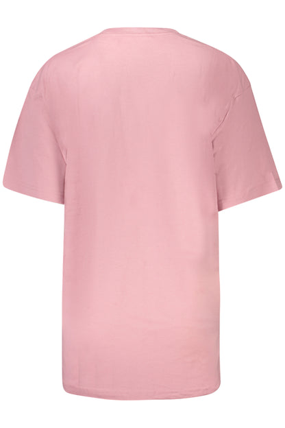 VANS T-SHIRT MANICHE CORTE DONNA ROSA