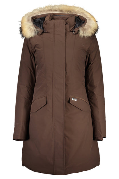 WOOLRICH GIUBBOTTO DONNA MARRONE