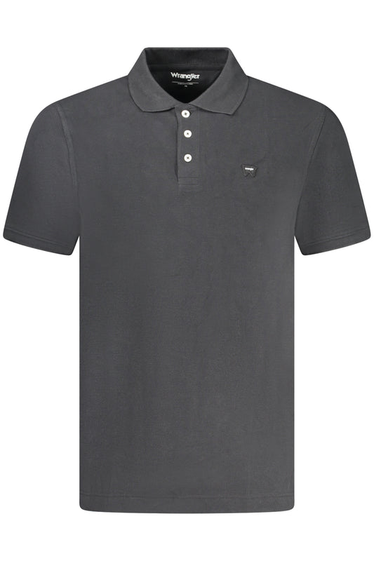 WRANGLER POLO MANICHE CORTE UOMO NERO