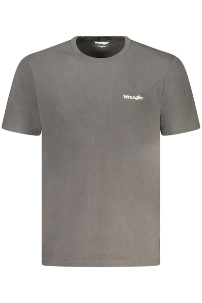 WRANGLER T-SHIRT MANICHE CORTE UOMO NERO