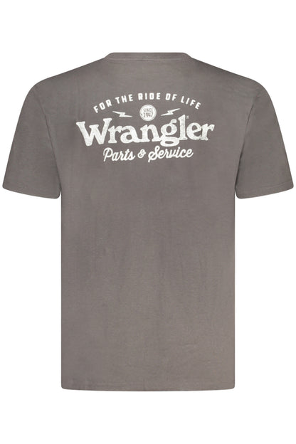 WRANGLER T-SHIRT MANICHE CORTE UOMO NERO