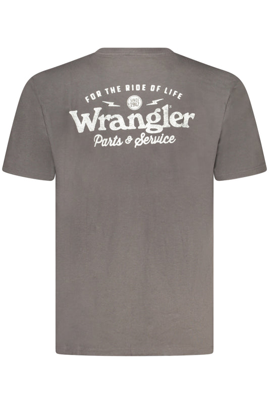 WRANGLER T-SHIRT MANICHE CORTE UOMO NERO